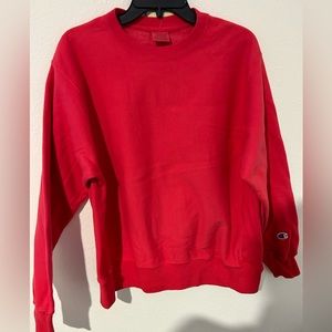 Vintage 90’s Champion Reverse Weave Sweatshirt Crewneck Size Medium Red